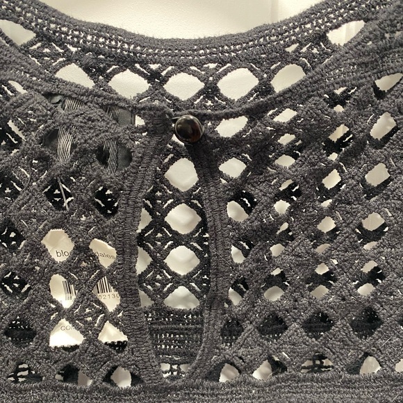 NWT Stunning Black Cliche Crochet Sleeveless Top Size XS - Picture 4 of 6